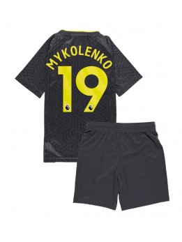 Everton Vitaliy Mykolenko #19 Dječji Gostujuci Dres kompleti 2024-25 Kratak Rukavima (+ kratke hlače)